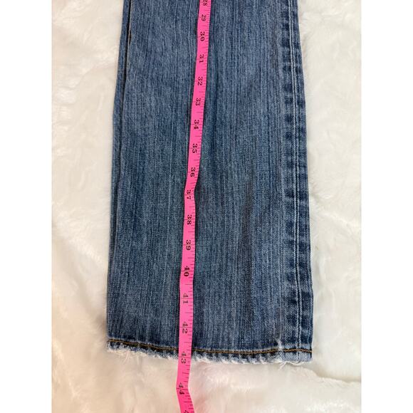 Ruehl No. 925 Premium Jeans Distressed USA Loopy Relaxed Bootcut Men W 31 L 33 - Picture 10 of 11